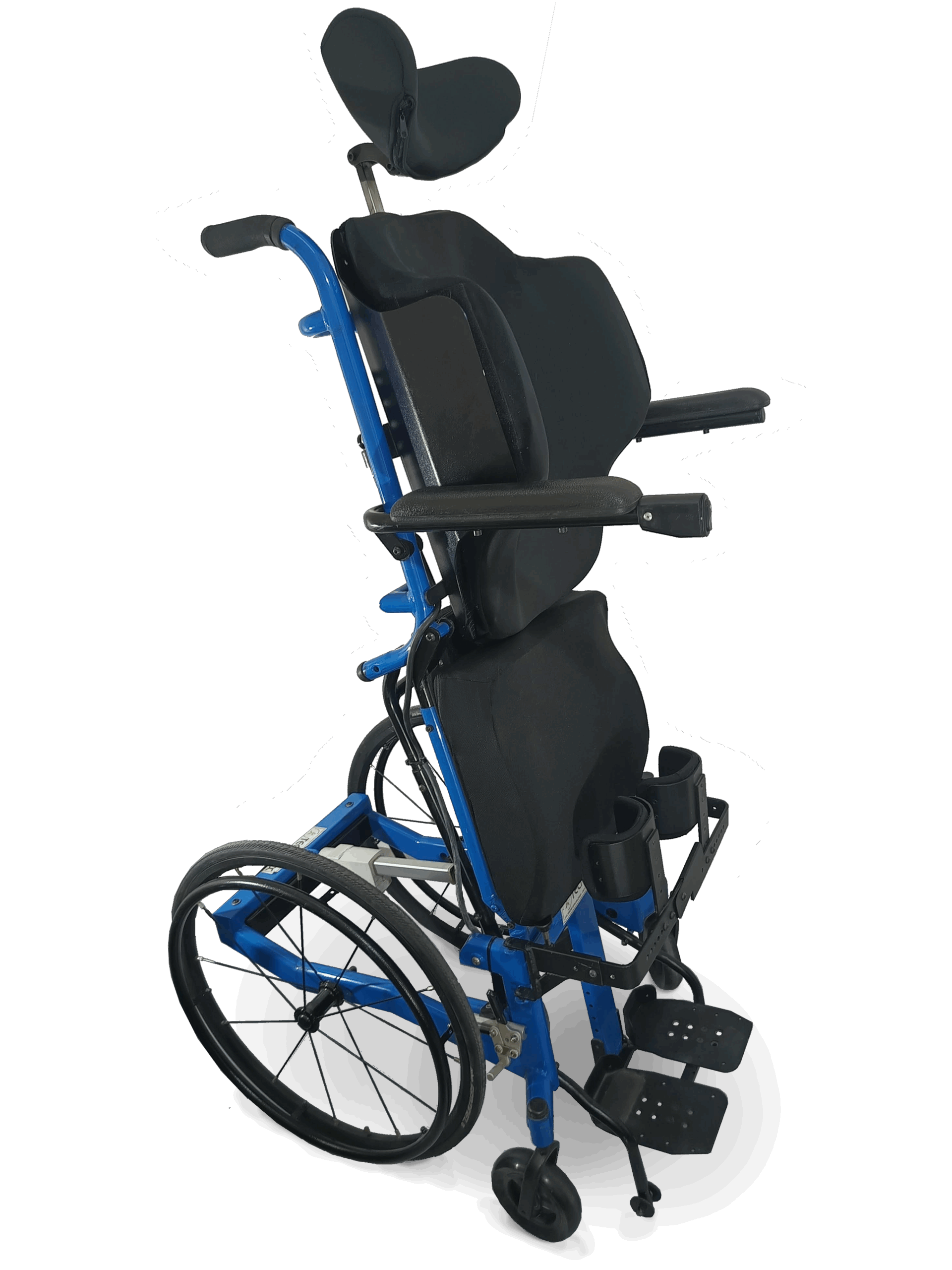 Flamenco autoprop azul parado